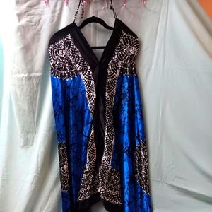 Advance Apparels 100% silk long beautiful summer dress. Beautiful!